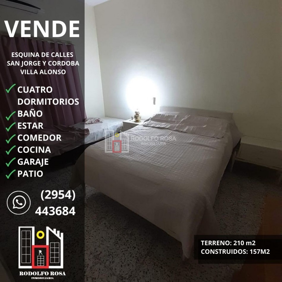 Amplia propiedad de cuatro dormitorios en pleno Villa Alonso, Santa Rosa, La Pampa