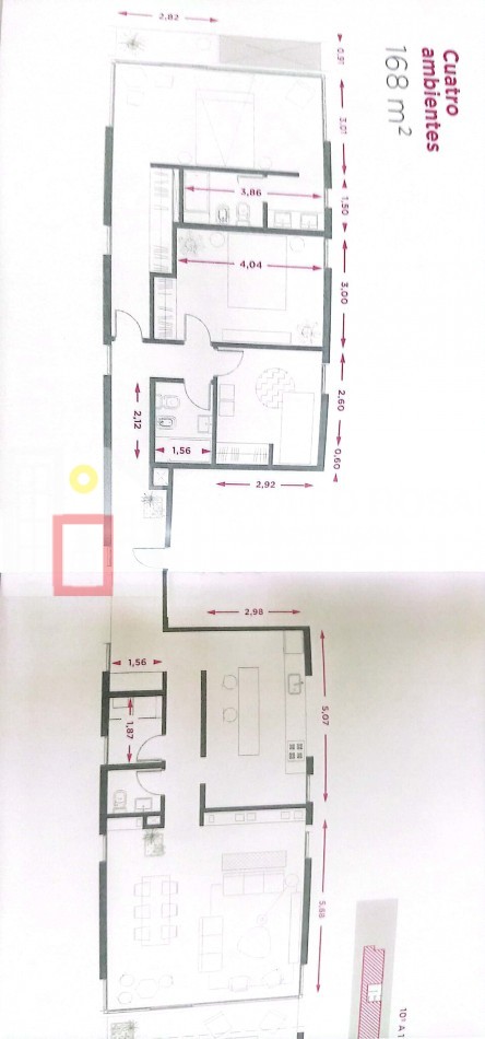 A la venta - Departamentos de tres y cuatro ambientes en pozo - Edificio Lola, Santa Rosa, La Pampa
