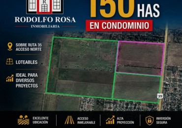 Campo de 150 has en ingreso norte a la ciudad de Santa Rosa, La Pampa